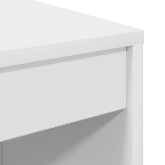 Bureau Wit 100x40x76 cm Geengineerd Hout 6