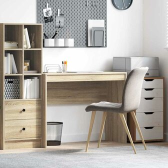 Bureau Sonoma Eik 100x40x76 cm Ge&iuml;ntegreerd Hout 1