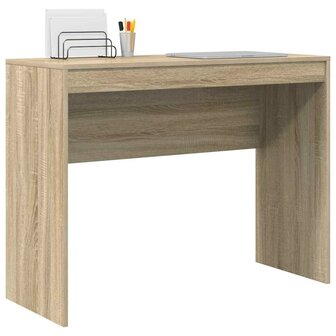 Bureau Sonoma Eik 100x40x76 cm Ge&iuml;ntegreerd Hout 2