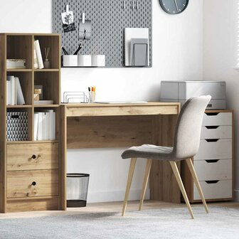 Bureau Artisan Eiken 100x40x76 cm Gelaagd Hout 1