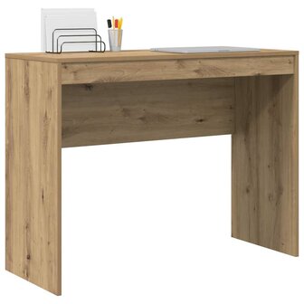 Bureau Artisan Eiken 100x40x76 cm Gelaagd Hout 2