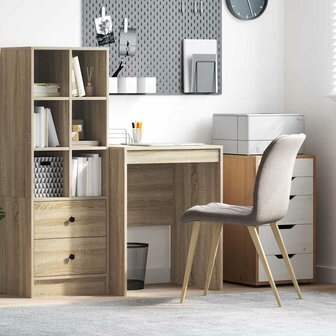 Bureau Sonoma Eiken 60x50x76 cm Geengineerd Hout 1
