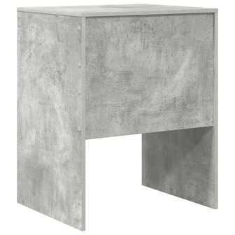Bureau Beton Grijs 60x50x76 cm Gelaagd Hout 5
