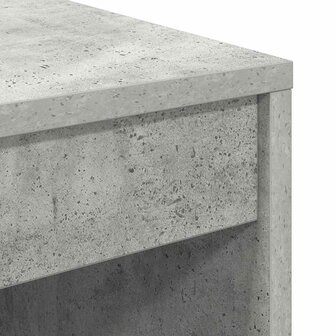 Bureau Beton Grijs 60x50x76 cm Gelaagd Hout 6