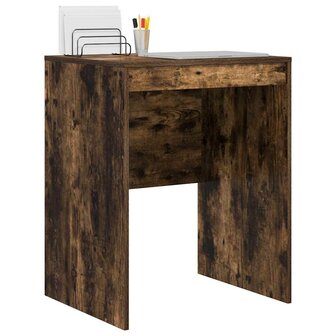 Bureau Rook-eiken 60x50x76 cm Gelaagd Hout 2