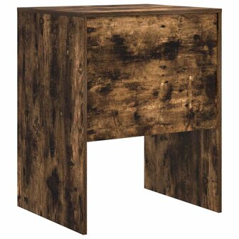Bureau Rook-eiken 60x50x76 cm Gelaagd Hout 5