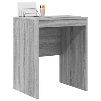 Bureau Grijs Sonoma 60x50x76 cm Gelaagd Hout 2