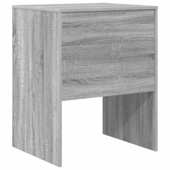 Bureau Grijs Sonoma 60x50x76 cm Gelaagd Hout 5