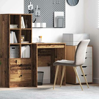 Bureau Oud Hout 60x50x76 cm Geengineerd Hout 1