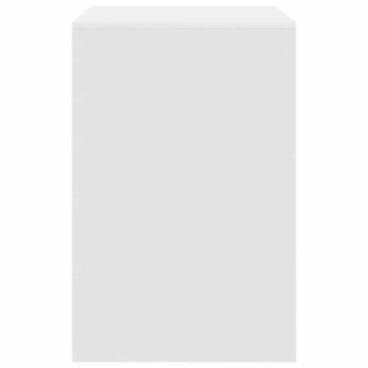 Bureau Wit 70x50x76 cm Geengineerd Hout 4