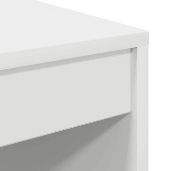 Bureau Wit 70x50x76 cm Geengineerd Hout 6