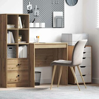 Bureau Artisan Eiken 70x50x76 cm Gelaagd Hout 1