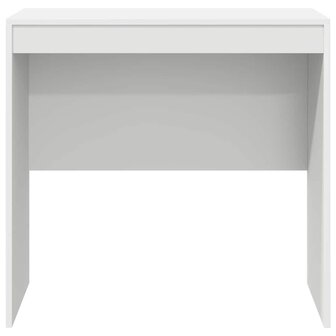 Bureau Wit 80x50x76 cm Kunststof Hout 3