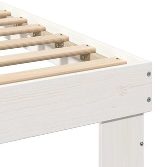 Bedframe met lade Wit 150 x 200 cm Hout 8
