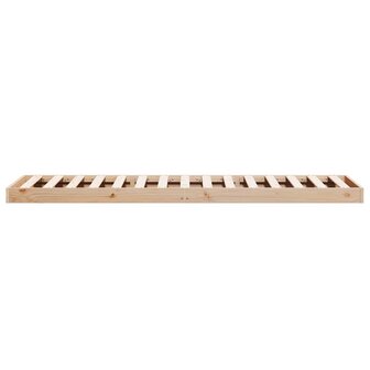 Vloerbedframe massief grenenhout 90x210 cm 5