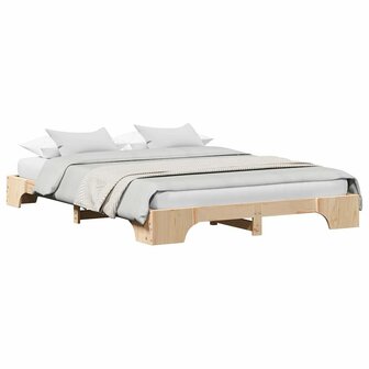 Bedframe 150x200 cm van Massief Grenenhout 2