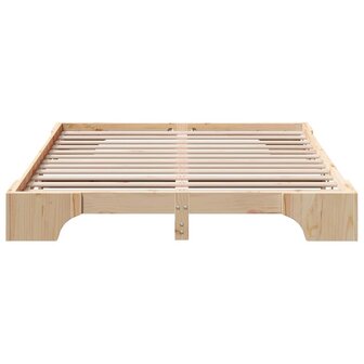 Bedframe 150x200 cm van Massief Grenenhout 5