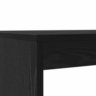 Eetkamerset 2 pcs Zwart eiken 97 x 47 x 75 cm Bewerkt hout 7