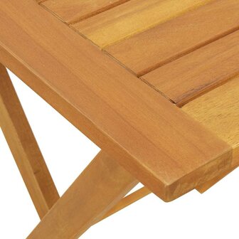 Opvouwbare Tuintafel Vierkant 60x60x72 cm Massief Acaciahout 8