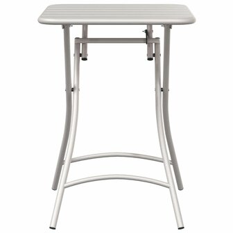 Tuintafel inklapbaar 55x55x73 cm staal beige 3