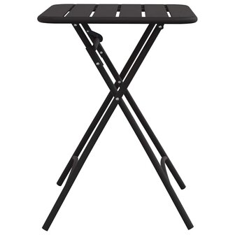 Tuintafel inklapbaar 55x55x73 cm staal antraciet 4