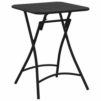 Tuintafel inklapbaar 55x55x73 cm staal antraciet 5