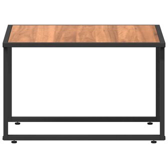 Tuintafel 55x55x35 cm DPC en staal bruin 6