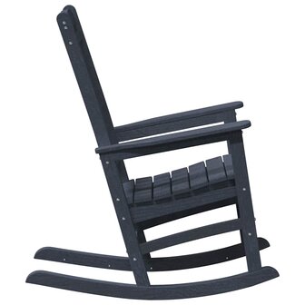 Tuin Schommelstoel Marineblauw 70x92x108 cm HDPE 4