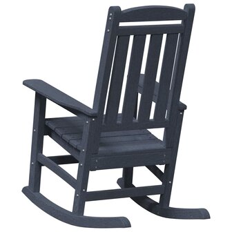 Tuin Schommelstoel Marineblauw 70x92x108 cm HDPE 5