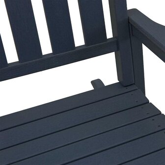 Tuin Schommelstoel Marineblauw 70x92x108 cm HDPE 7