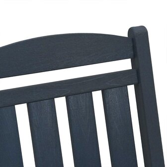 Tuin Schommelstoel Marineblauw 70x92x108 cm HDPE 8