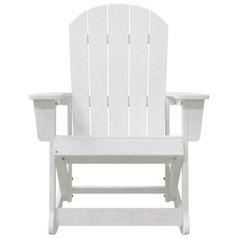 Adirondack Schommelstoel Wit 73,5x92x90 cm HDPE 3