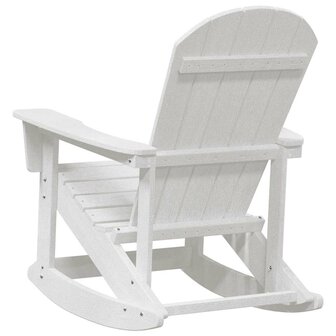 Adirondack Schommelstoel Wit 73,5x92x90 cm HDPE 5