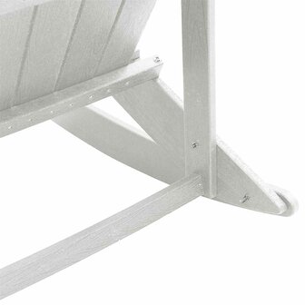 Adirondack Schommelstoel Wit 73,5x92x90 cm HDPE 7