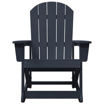 Adirondack Schommelstoel Marineblauw 73,5x92x90 cm van HDPE 3