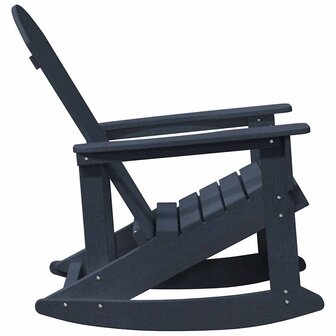 Adirondack Schommelstoel Marineblauw 73,5x92x90 cm van HDPE 4