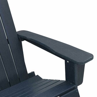 Adirondack Schommelstoel Marineblauw 73,5x92x90 cm van HDPE 6