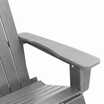 Adirondack Schommelstoel Lichtgrijs 73,5x92x90 cm HDPE 6
