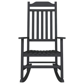 Schommelstoel 65x84x114 cm HDPE zwart 3