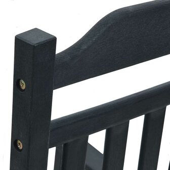Schommelstoel 65x84x114 cm HDPE zwart 7