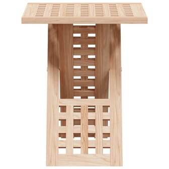 Salontafel inklapbaar 33x33x40,5 cm massief walnotenhout 5