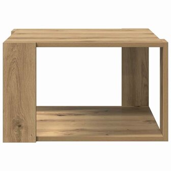 Salontafel Massief Eiken 51,5x51,5x30 cm 4