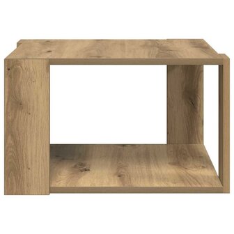 Salontafel Massief Eiken 51,5x51,5x30 cm 5