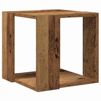 Salontafel Oud Hout Massief Gerecycled Hout 32 x 32 x 30 cm 6