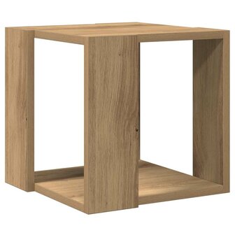 Salontafel Ambachtelijk eiken Massief eikenhout 32 x 32 x 30 cm 6
