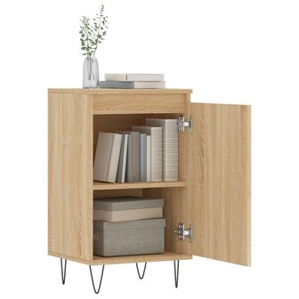 Dressoir 40x35x70 cm bewerkt hout sonoma eikenkleurig 4