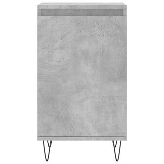 Dressoir 40x35x70 cm bewerkt hout betongrijs 5