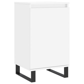 Dressoir 40x35x70 cm bewerkt hout wit 2
