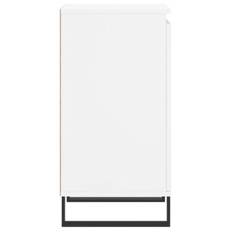 Dressoir 40x35x70 cm bewerkt hout wit 7