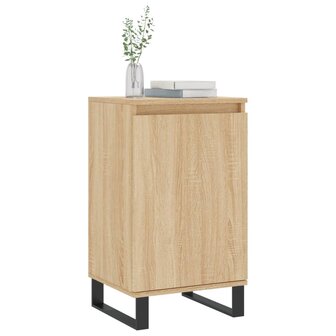 Dressoir 40x35x70 cm bewerkt hout sonoma eikenkleurig 3